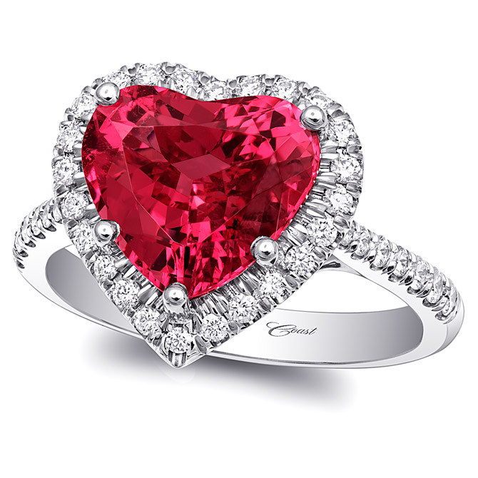 Coast Diamond spinel heart ring Coast Diamond spinel heart ring