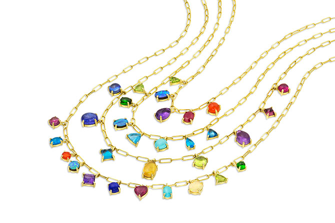M Spalten Assorted Gemstone Necklaces M Spalten Assorted Gemstone Necklaces