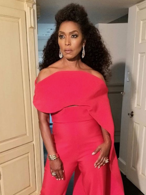 Angela Bassett 2019 Emmys earrings Angela Bassett 2019 Emmys earrings