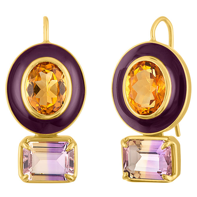 Amy Glaswand Pop enamel earrings Amy Glaswand Pop enamel earrings