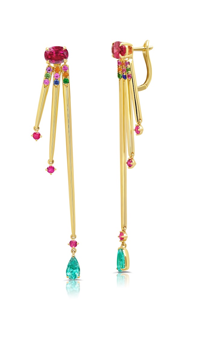 Graziela pink tourmaline earrings
