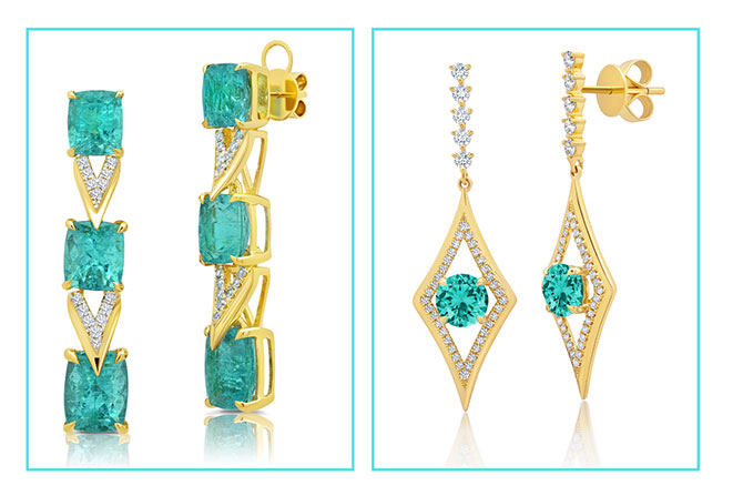 Graziela tourmaline earrings
