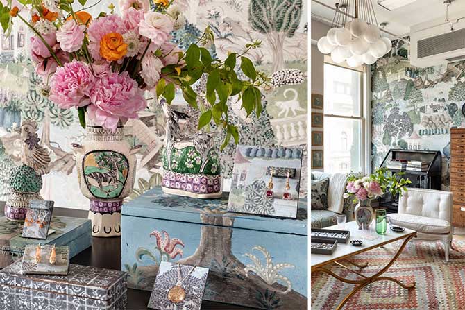 Larkspur and Hawk showroom