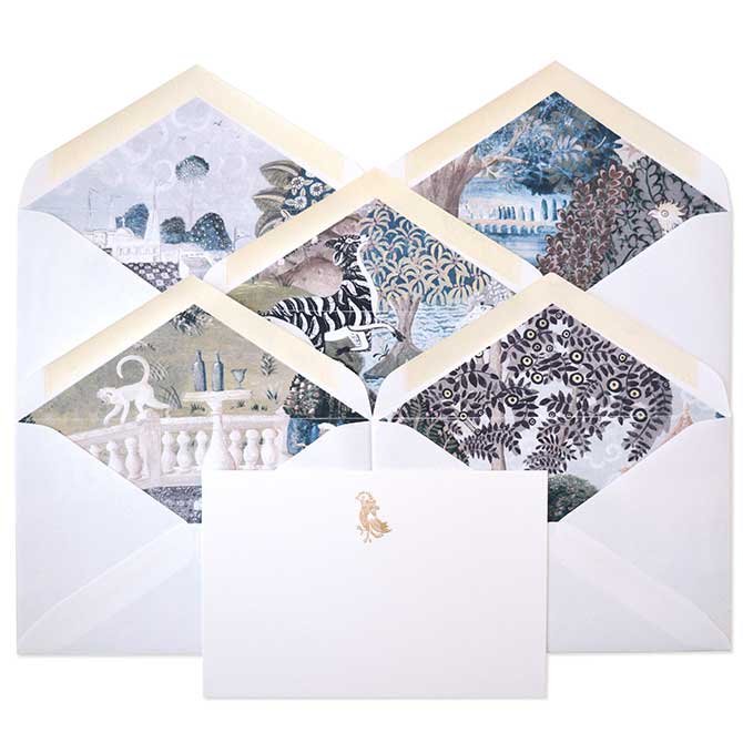 Larkspur and Hawk stationery