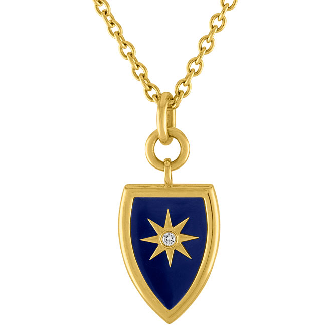 Amy Glaswand Celestial Shield pendant Amy Glaswand Celestial Shield pendant