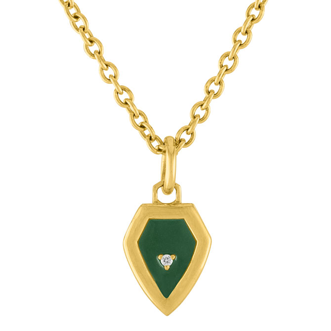 Amy Glaswand mini Shield pendant Amy Glaswand mini Shield pendant
