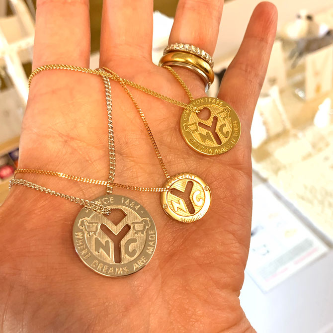 Julie Lamb Token necklaces