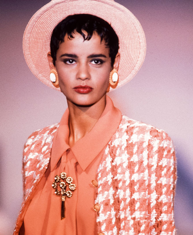 Chanel model in mid 1980s