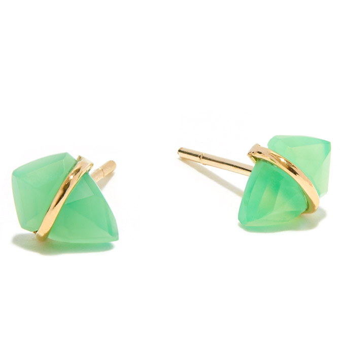 Page Sargisson chyrsoprase Kite earrings Page Sargisson chyrsoprase Kite earrings