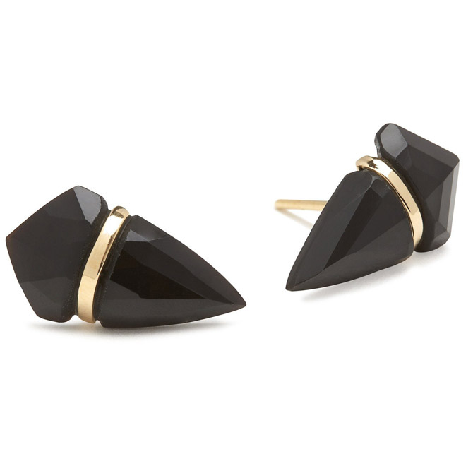 Page Sargisson black onyx large kite earrings Page Sargisson black onyx large kite earrings