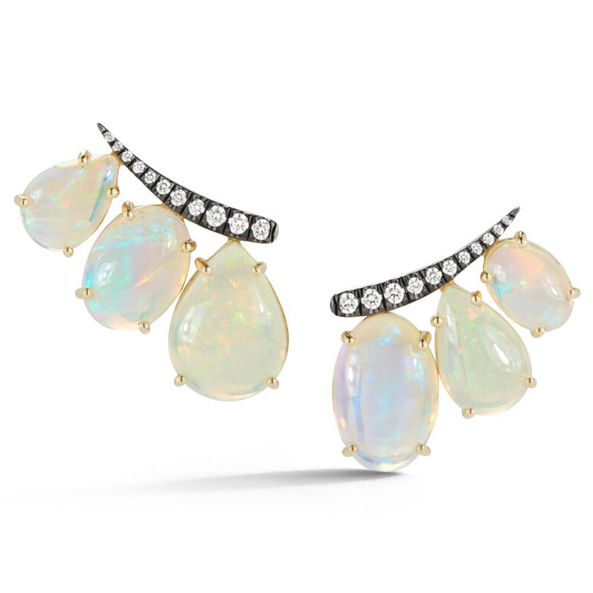Jemma Wynne opal ear climbers Jemma Wynne opal ear climbers