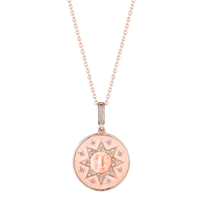 Penny Preville Sun medallion necklace Penny Preville Sun medallion necklace