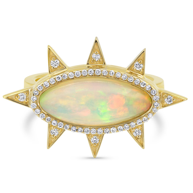 M Spalten opal ring M Spalten opal ring