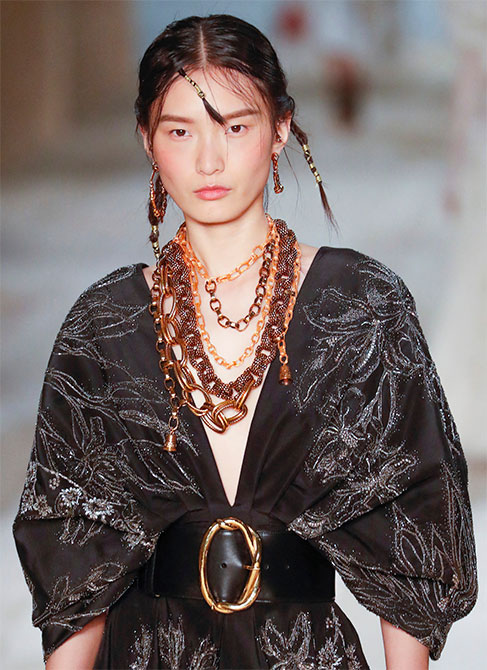 Alexander McQueen spring 2020 model