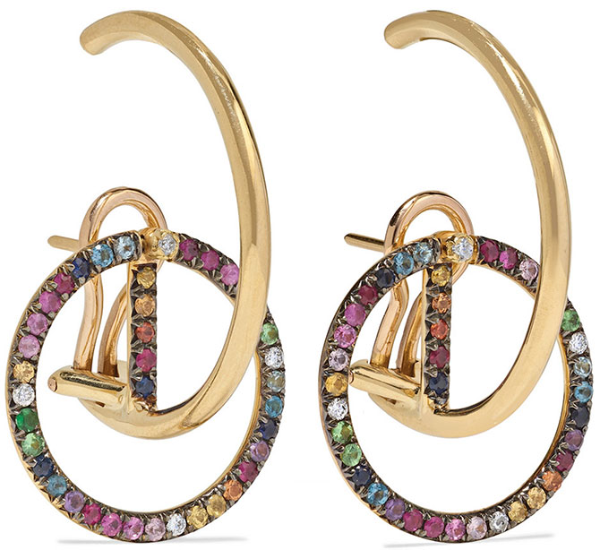 Ana Khouri brigid sapphire diamond earrings