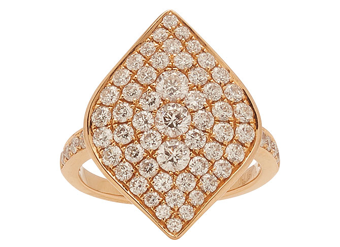 Anita Ko pave marquise diamond ring