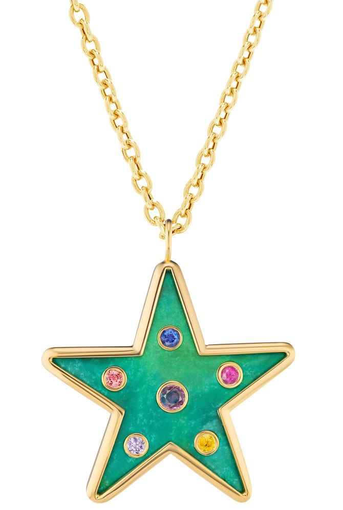 Brent Neale star inlay pendant