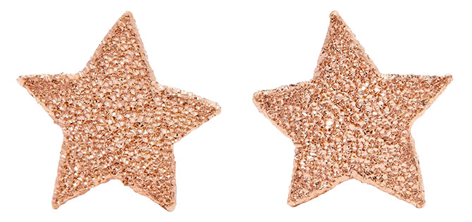 Carolina Bucci rose gold star earrings