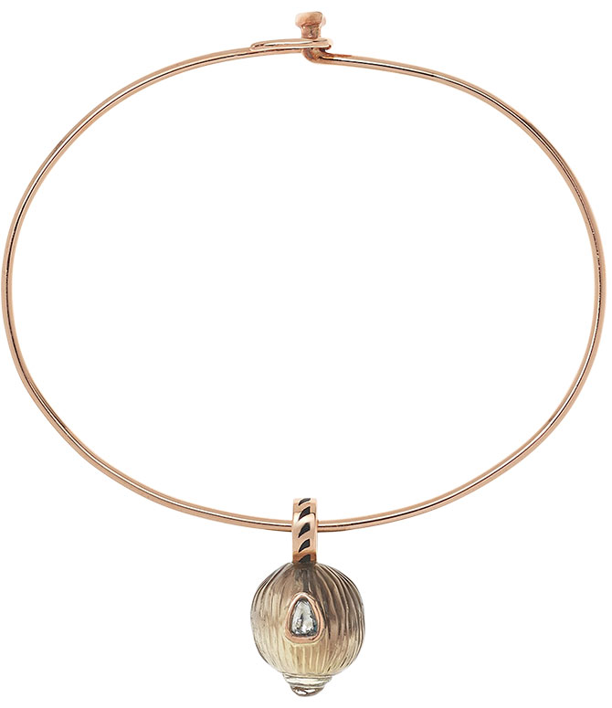 Dezso by Sara Beltran quartz diamond bracelet