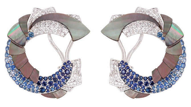 Ananya Mogra Ombre clip earrings