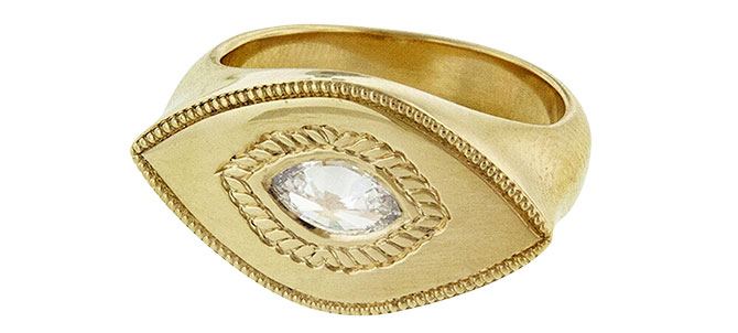 Kim Dunham diamond brutus ring