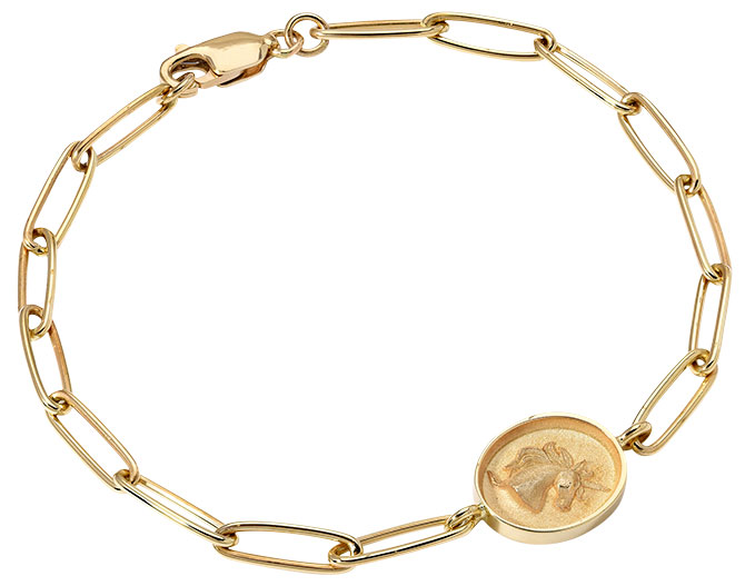 Retrouvai unicorn fantasy link bracelet