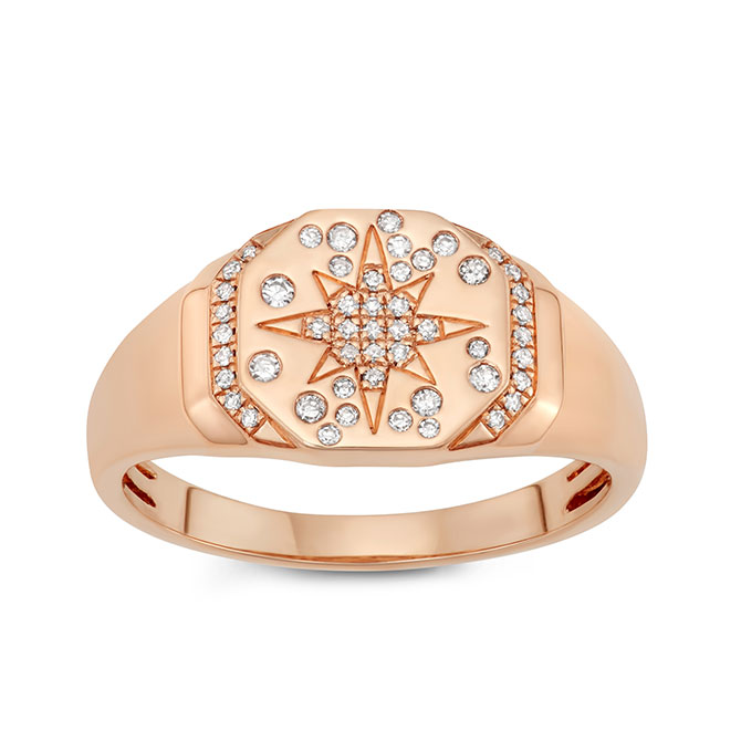 Serena Williams Signet ring with star Serena Williams Signet ring with star