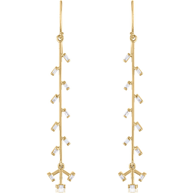 Loriann Jewelry Confetti Linear earrings Loriann Jewelry Confetti Linear earrings