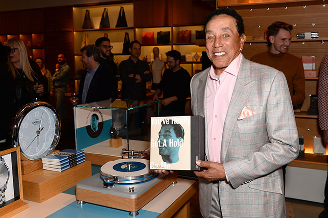 Smokey Robinson at Shinola DTLA event