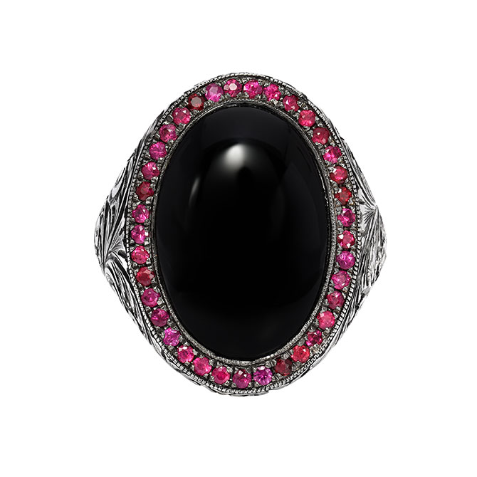 Edward Avedis onyx ring Edward Avedis onyx ring