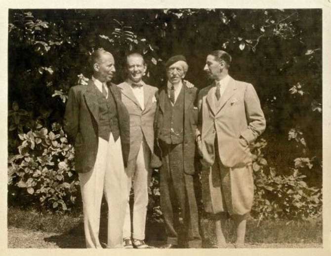 Three Cartier Brothers and father Three Cartier Brothers and father