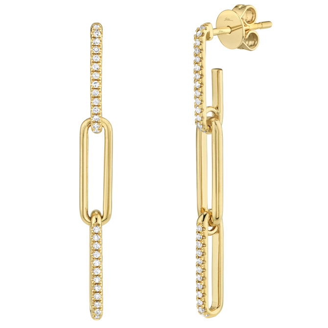 Shy Creation Kate link earrings
