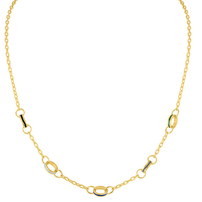 Amy Glaswand link necklace
