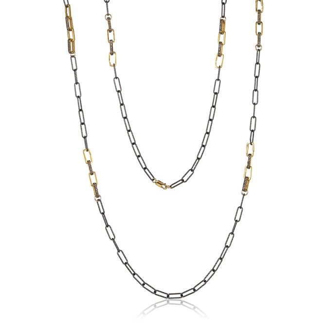 Mabel Chong paper clip necklace