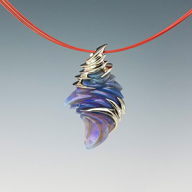 Brody Designs carved opal pendant Brody Designs carved opal pendant