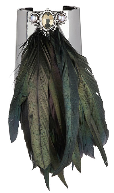 Alexis Bittar feather cuff