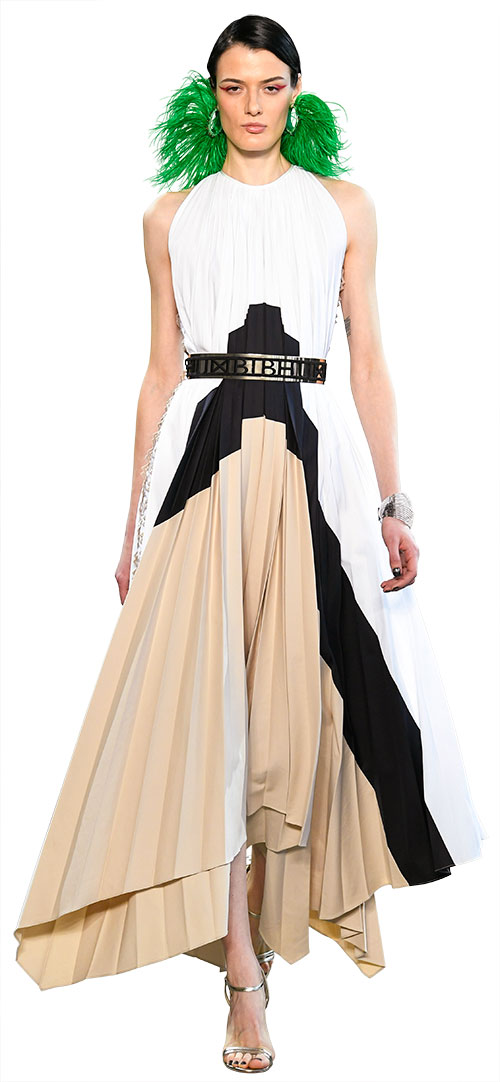 Bibhu Mohapatra fall 2020 runway model