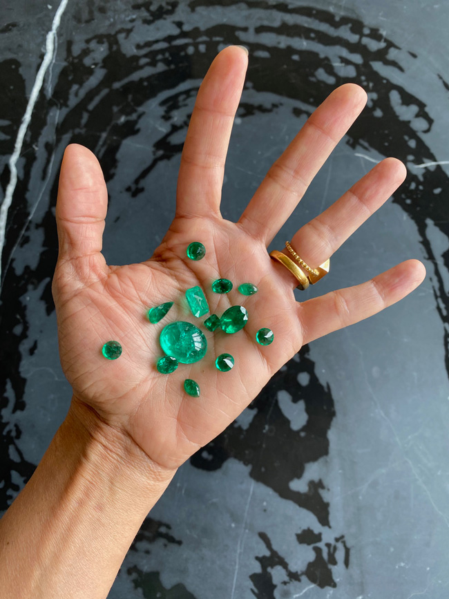 Muzo emeralds