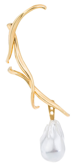 Joanna Laura Constatine feminine waves ear cuff