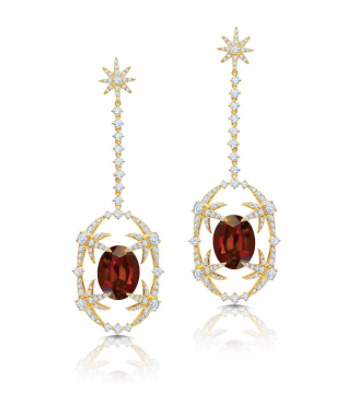Graziela Citrine Starburst earrings Graziela Citrine Starburst earrings