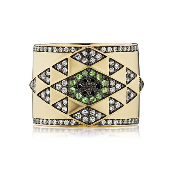 Harwell Godfrey evil eye gold ring