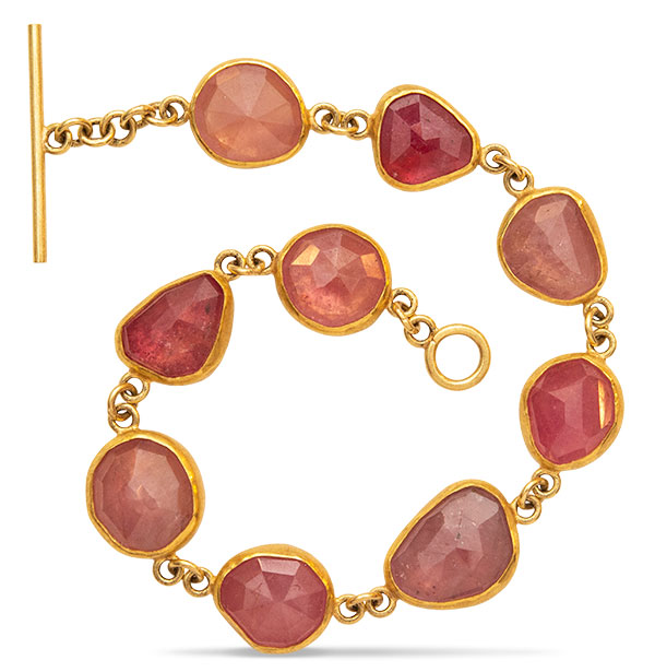 Petra Class rose cut sapphire bracelet