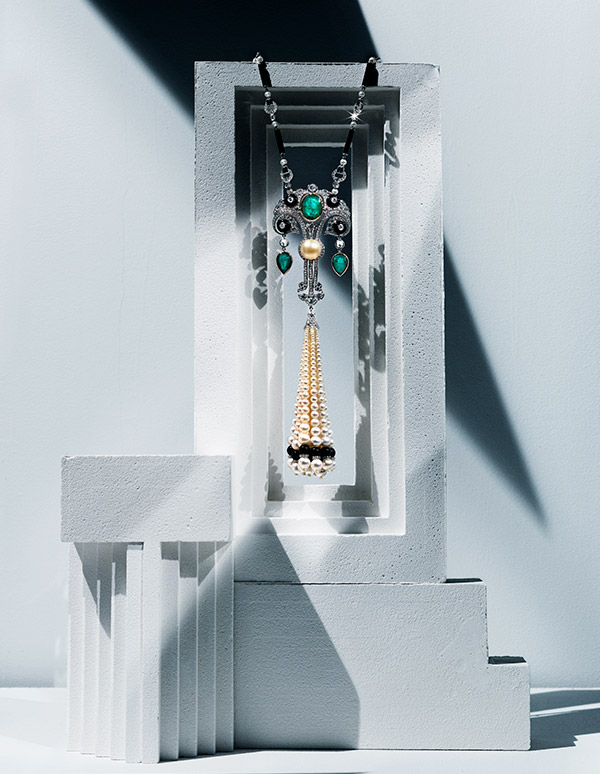 Umrao deco tassel necklace