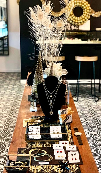 Adornment and Theory display