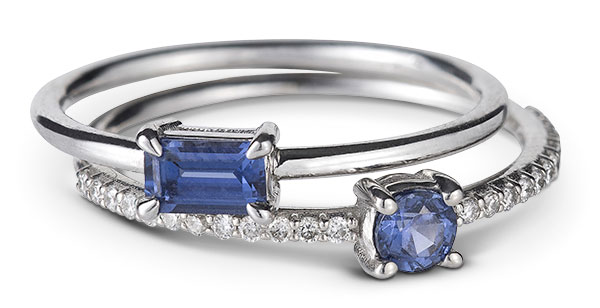 Gemist sapphire ring stack Gemist sapphire ring stack