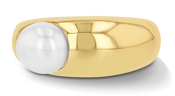 Grace Lee demi globe pearl ring Grace Lee demi globe pearl ring