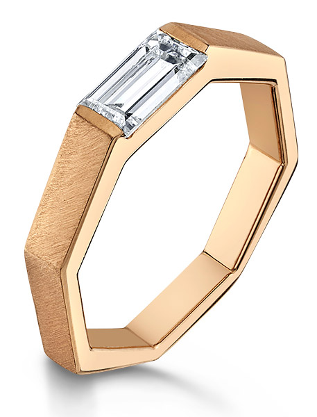 Karma El Khalil baguette octagonal band Karma El Khalil baguette octagonal band