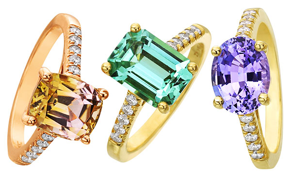 Lauren K pastel rings