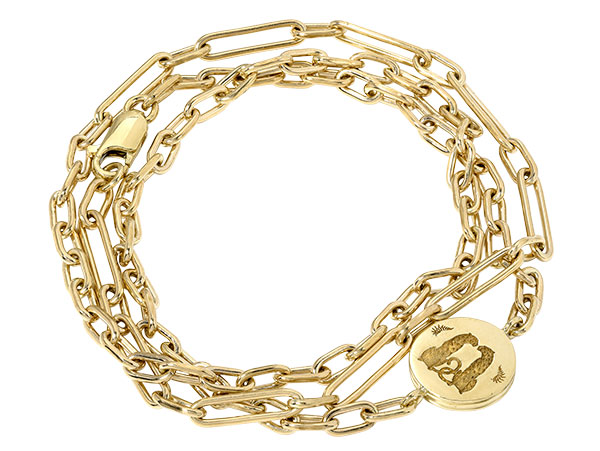 Retrouvai love triple wrap bracelet