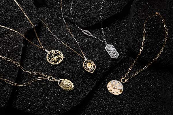 DeBeers Reset designer pendants Zoe Chicco Jennie Kwon Jade Trau Sara Weinstock Julez-Bryant